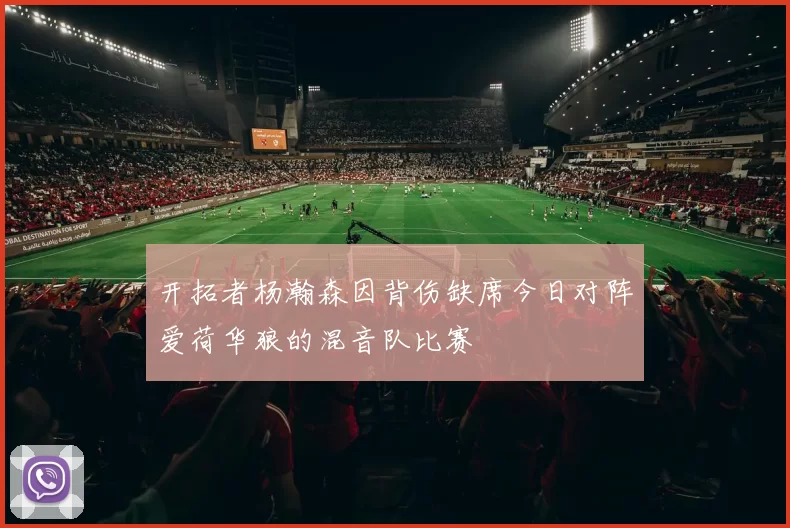 开拓者杨瀚森因背伤缺席今日对阵爱荷华狼的混音队比赛